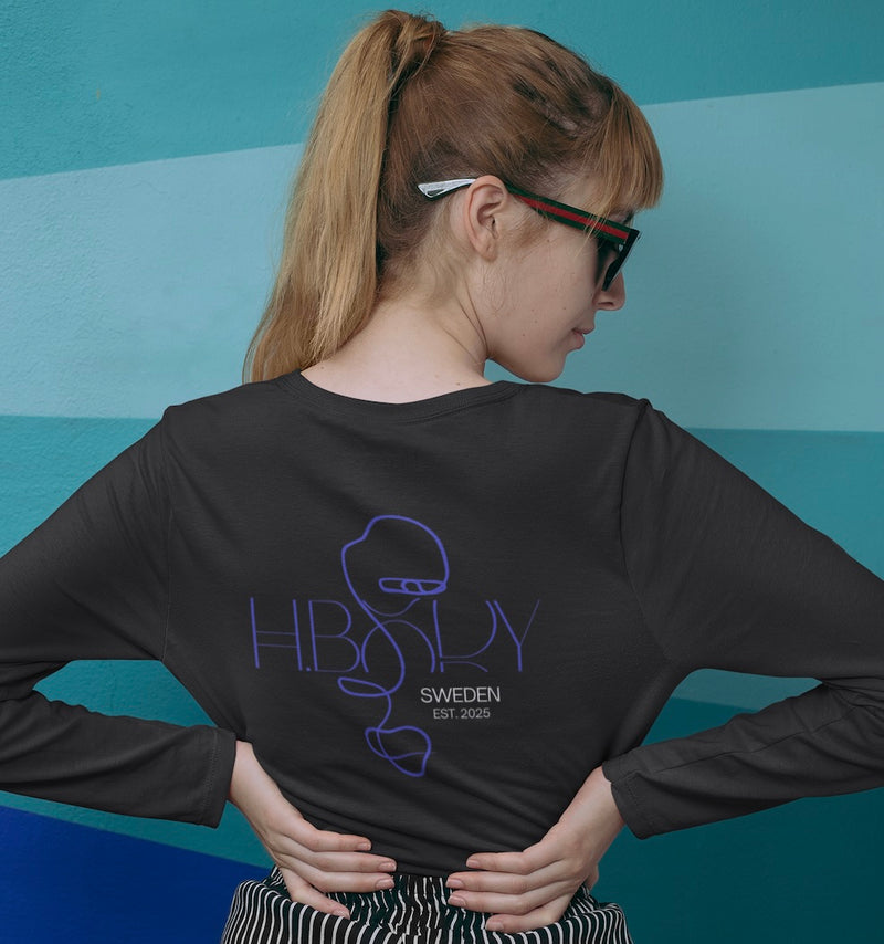 Womens regular long sleeve with Face