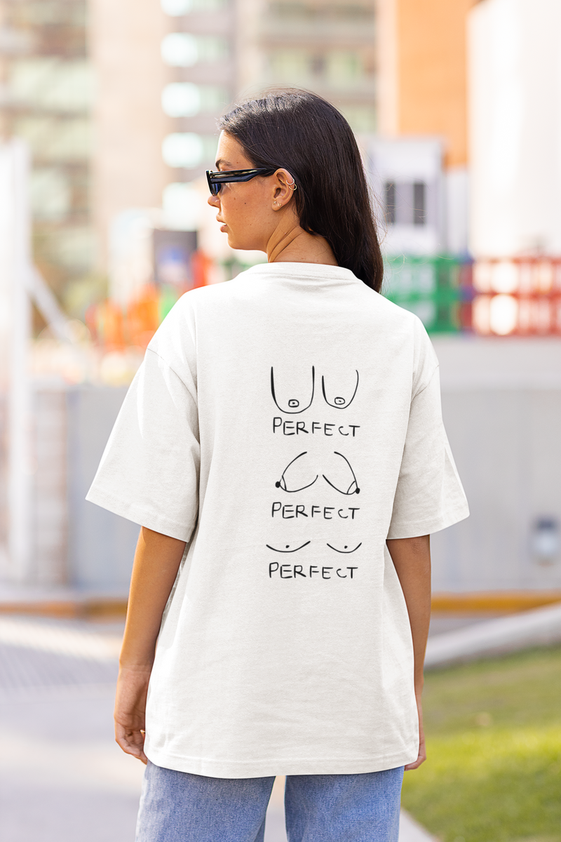 Womens oversized t-shirt with Perfect