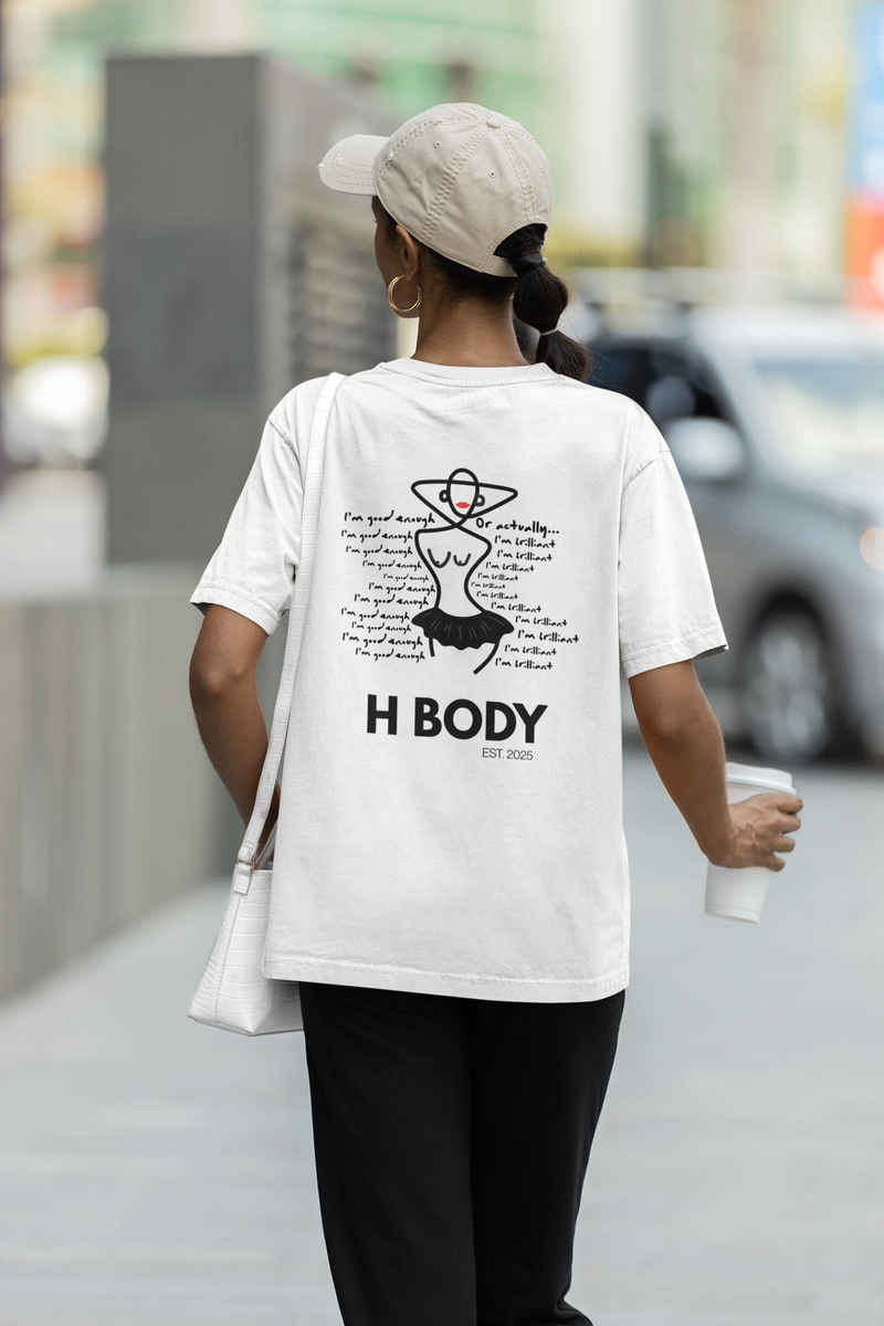 Womens oversized t-shirt with Brilliant