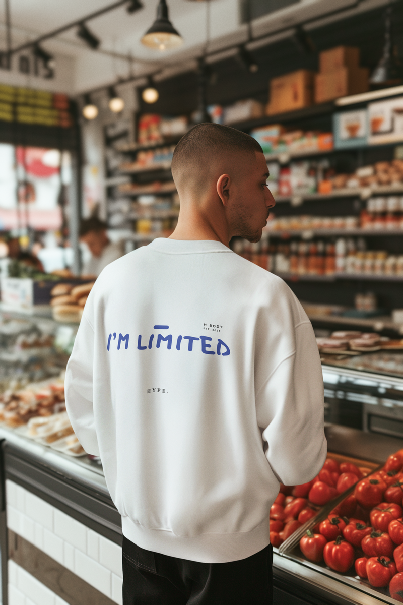 Mens regular sweatshirt with Limited