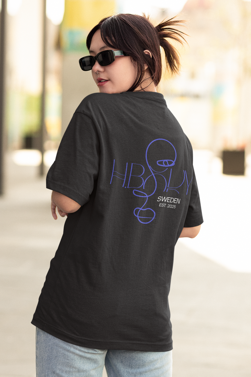 Womens oversized t-shirt with Face