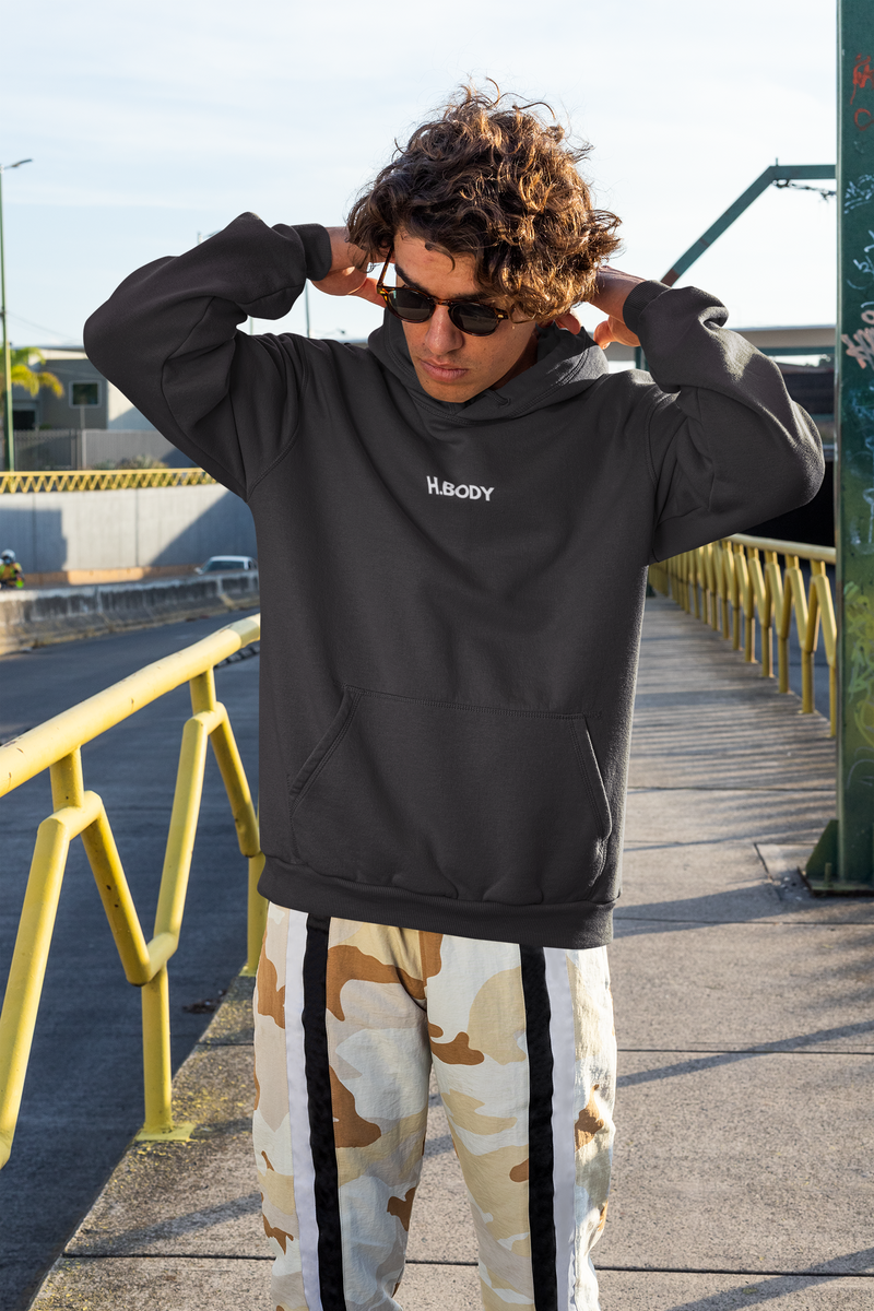 Mens relaxed hoodie with Classic